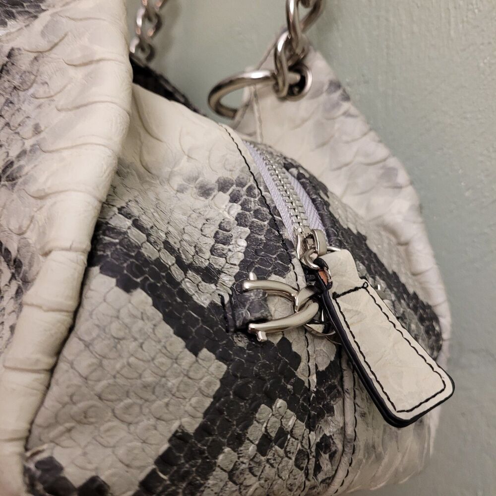 Isabella Adams Python Embossed Criss Cross Lacing… - image 3